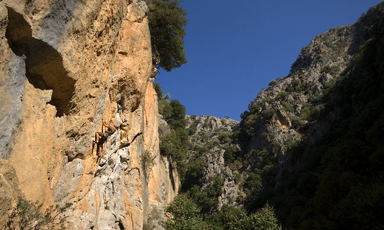 Dans les Gorges de Thérissos.